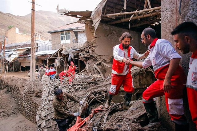 Heavy floods in Iran leave at least 56 dead in the last 48 hours