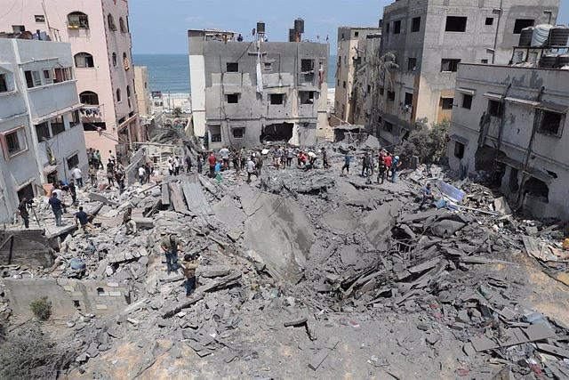 At least 15 Palestinians injured in new Israeli bombardment of Gaza