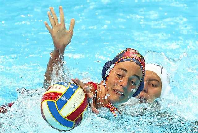 The women's team wins gold in the European Water Polo