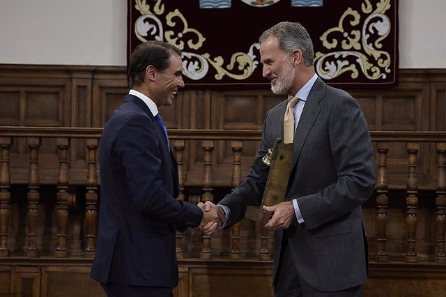 Felipe VI highlights the "impeccable and impeccable attitude" of Rafa Nadal "not only in the sports field"