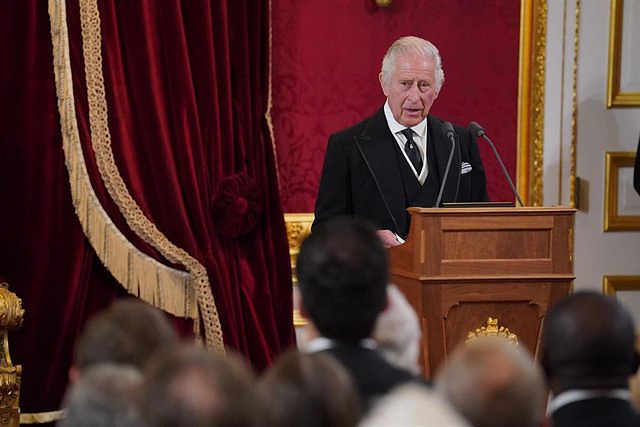 Carlos III says he is "deeply aware" of his "enormous responsibilities" after being proclaimed king