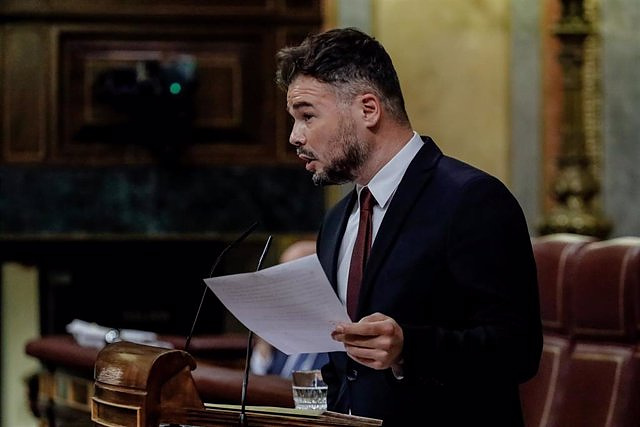Rufián admits that the Government's appointments to the TC "squeak", but respects the Government's criteria