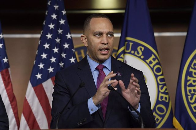 Hakeem Jeffries, elected new leader of the Democrats in the US House of Representatives