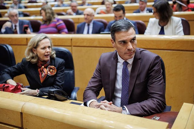 Sánchez accuses Vox and also the PP of "political hooliganism" after the row in Congress against Irene Montero