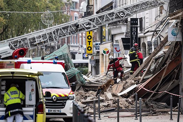 Body found in rubble of collapsed building in Lille