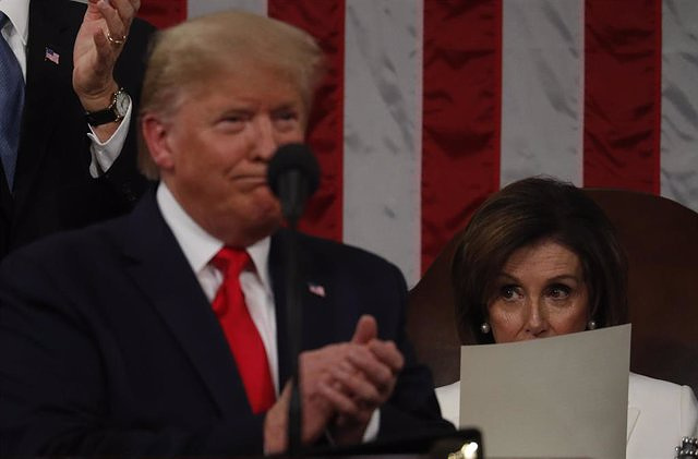 Trump compares Pelosi to a gang member and calls her an "animal"