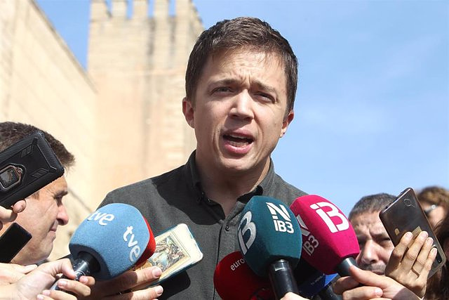 Errejón asks the Government for "calm and prudence" to solve the "unwanted results" of the 'only yes is yes' law