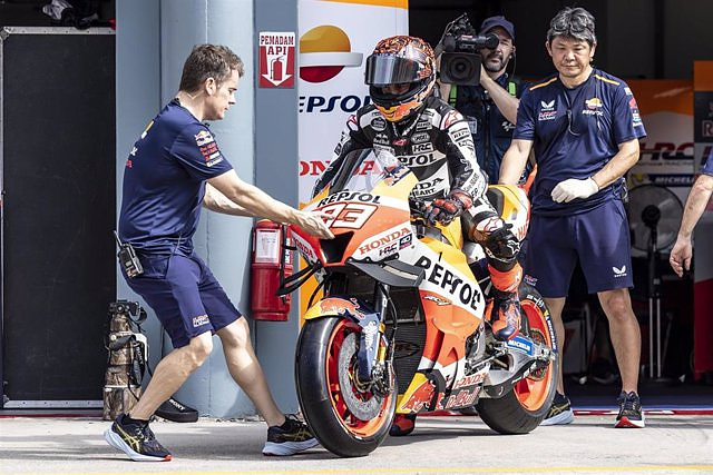 The Repsol Honda of Márquez and Mir starts this Wednesday in Madrid