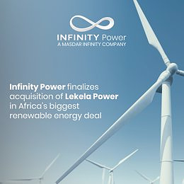 COMUNICADO: Infinity Power Finalizes Acquisition of Lekela Power in Africa's Biggest Renewable Energy Deal (1)