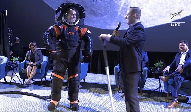 This is the NASA space suit to step on the Moon again
