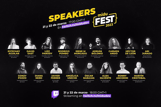 RELEASE: MiduFest is coming: Free programming conference and on Twitch