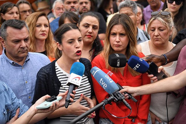 Irene Montero regrets the criminal "regression" introduced by the PP and PSOE in the reform of the 'only yes is yes' law