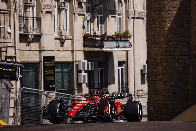 Leclerc overtakes Red Bull and takes first pole on Friday in Baku