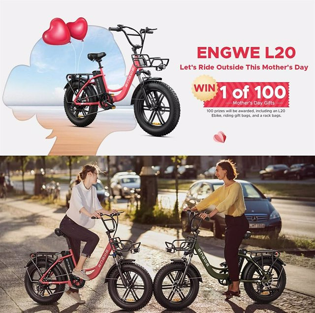 RELEASE: ENGWE launches new ENGWE L20 e-bike on Mother's Day with early bird pricing and raffle