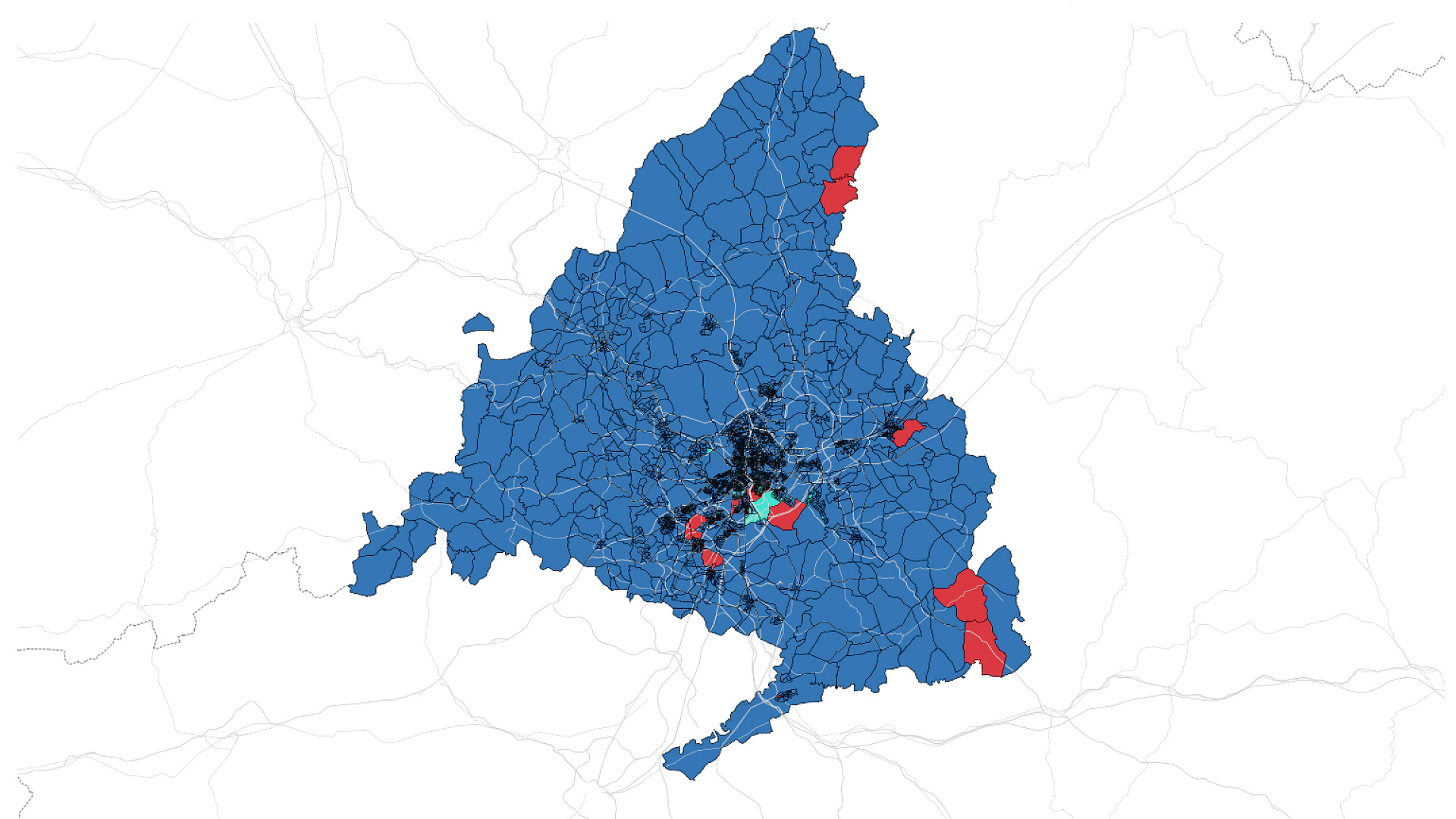 The result of the elections to the Assembly of Madrid 2023, street by street