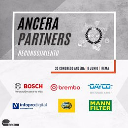 RELEASE: Bosch, Brembo, Dayco, Hella, Infopro Digital and MANN will receive ANCERA Partner recognition
