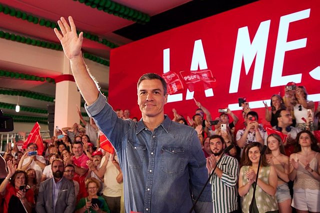 Sánchez claims "with more force than ever" to "stop" PP and Vox on 23J and for Spain to "advance four more years"