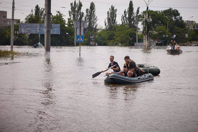 77 injured by floods in Kherson, Ukraine, according to pro-Russian authorities