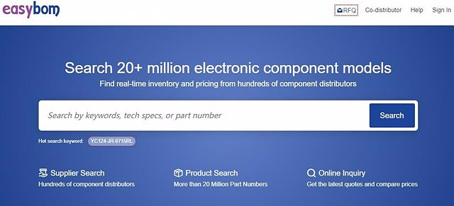 STATEMENT: Easybom: Your trusted partner for the search and acquisition of electronic components