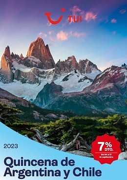 RELEASE: 7% discount. in all programming in Argentina and Chile, the new TUI campaign for "back to school"