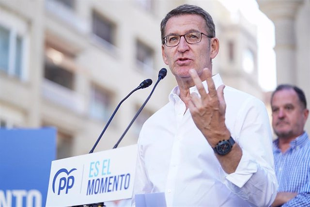 Feijóo warns of a possible amnesty law: "There will be a judicial, political and electoral response"