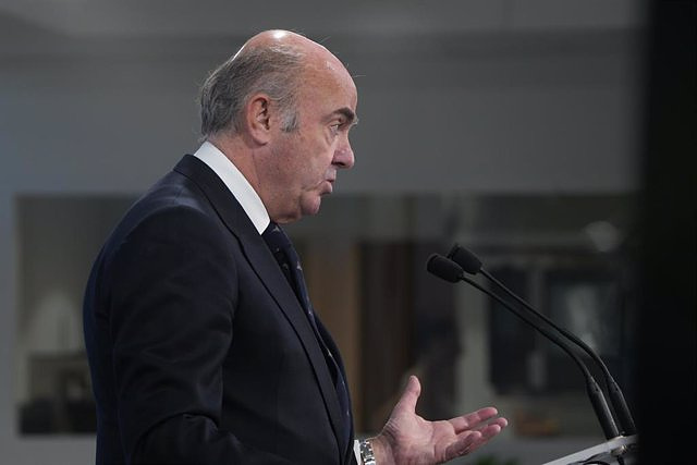 Guindos anticipates a rebound in inflation in the coming months