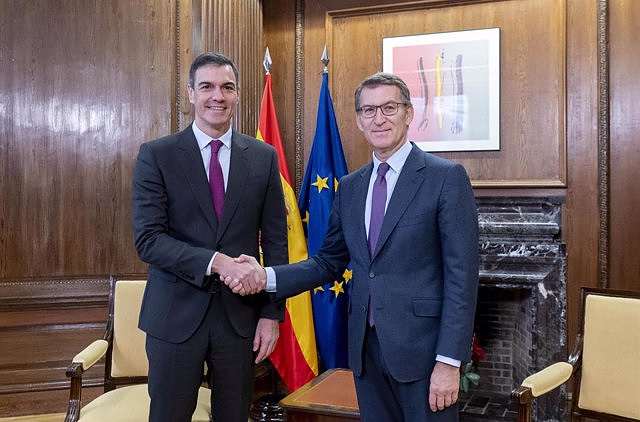 Sánchez and Feijóo agree to negotiate the renewal of the CGPJ with mediation from the EU, according to the PP