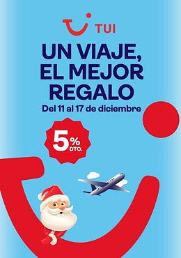 RELEASE: TUI gets ahead of Christmas with the campaign "A trip, the best gift" with a 5% discount