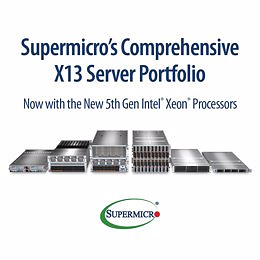 RELEASE: Supermicro offers new 5th generation Intel® Xeon® processors optimized for AI (1)