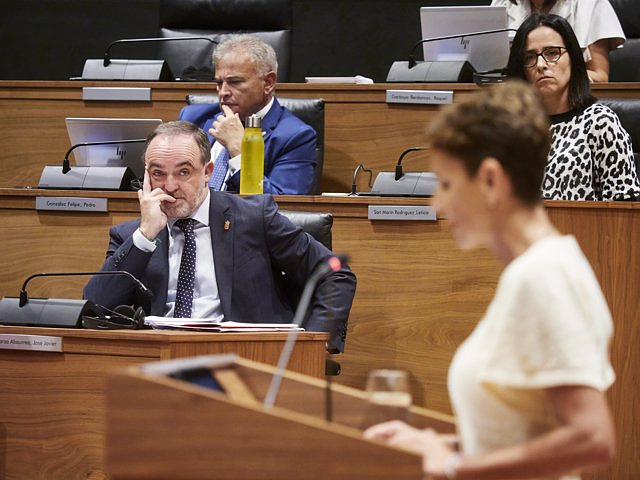 UPN calls the PSN leaders "scum" and leaves the plenary session of the Parliament of Navarra