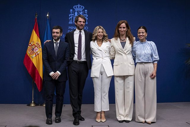 Sumar appoints a provisional executive for the 2024 assembly with IU, Más Madrid, the Commons and without Podemos