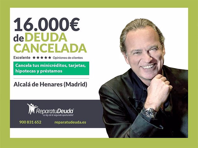 STATEMENT: Repair your Debt Lawyers cancels €16,000 in Alcalá de Henares (Madrid) with the Second Chance Law