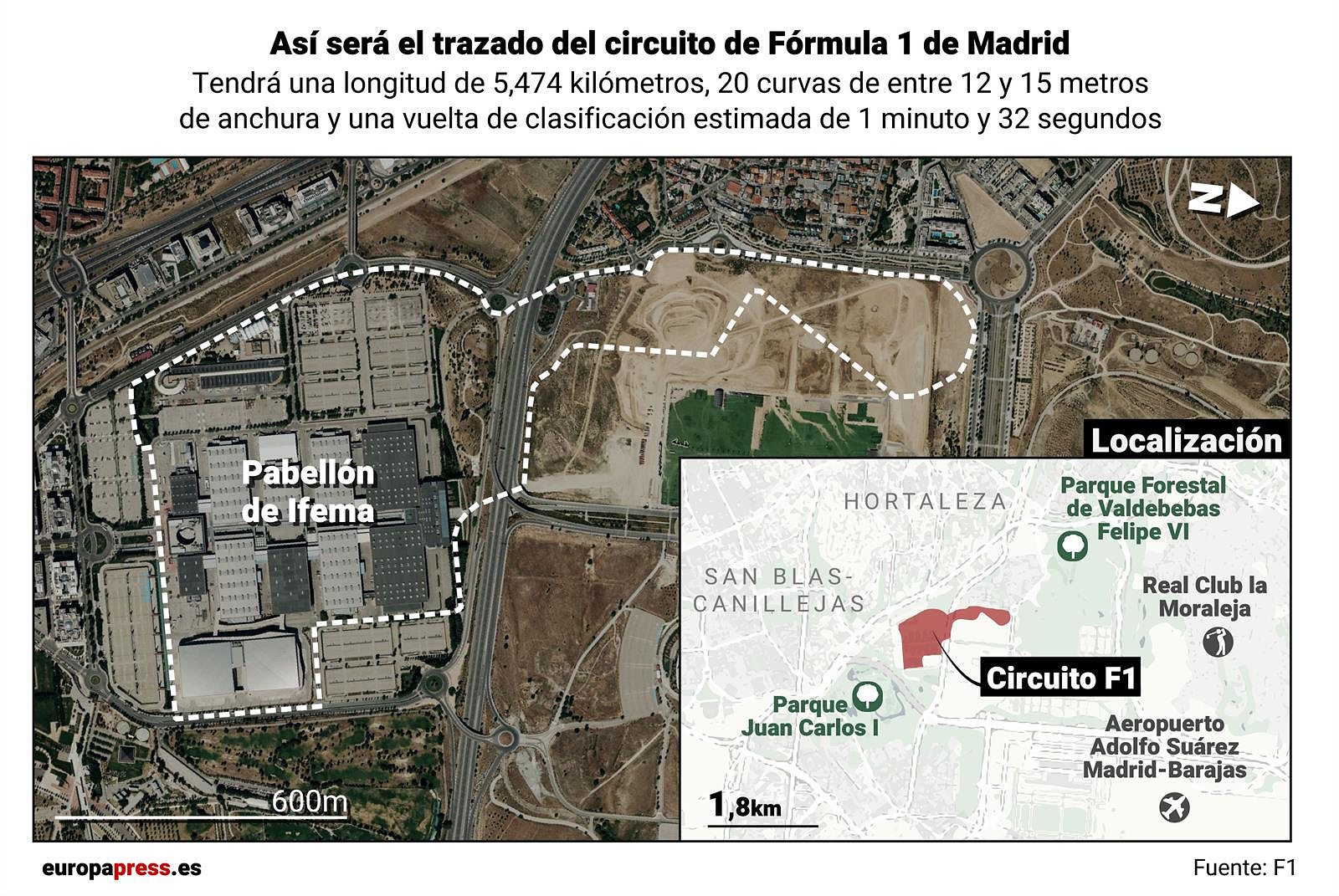 Graphic | This will be the layout of the Formula 1 Madrid GP