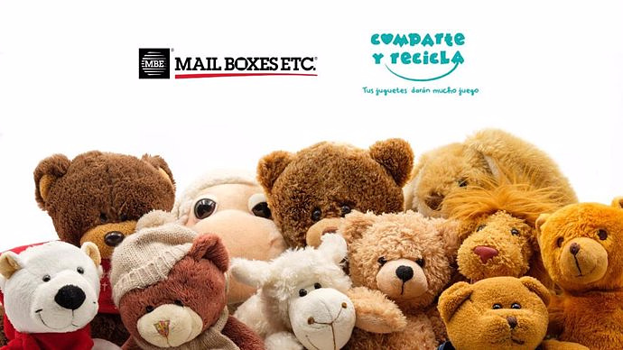 STATEMENT: Mail Boxes Etc. collaborates in the 'Share and Recycle' Campaign with 31,563 kilos of toys collected
