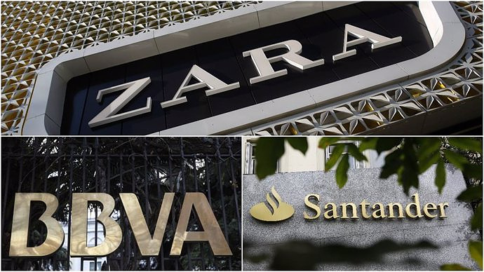 Zara, Santander and BBVA, among the most valuable Spanish brands in the 'Best Spanish Brands 2023' ranking