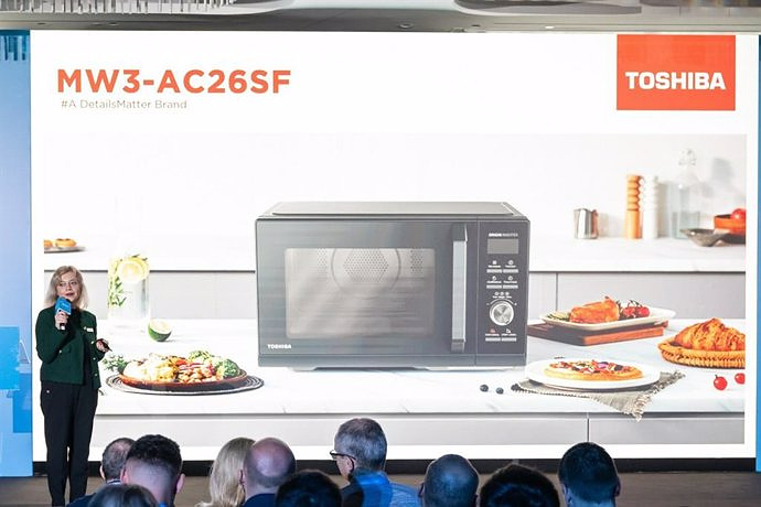 STATEMENT: Toshiba presents new Air Fry microwave oven at the 2024 European Business Conference meeting