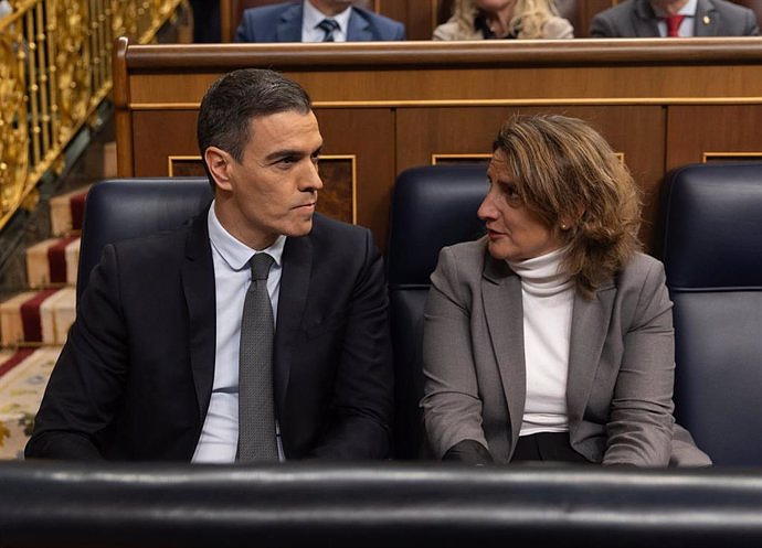 Sánchez avoids clarifying whether Ribera will be a candidate on 9J but places her at the level of Calviño and Borrell, with European positions