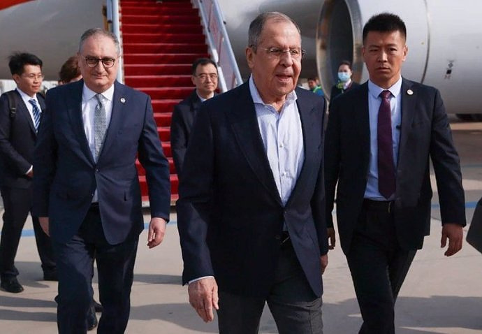 Russian Foreign Minister arrives in Beijing to meet with his Chinese counterpart