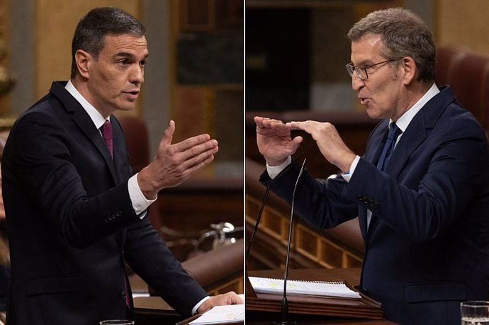 Feijóo accuses Sánchez of having impoverished the Spanish and the president responds by blaming him for "mud and nothing"