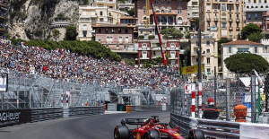 Leclerc and Sainz guarantee the front row for Ferrari in the final chaos in Monaco