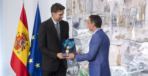 Pau Gasol receives the Grand Cross for Sporting Merit: "I have enjoyed it a lot"