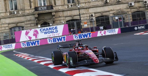 Leclerc pays for pole in Baku and Sainz will start fourth