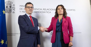 Bolaños announces an agreement with the Generalitat to create a methodology for the dialogue table