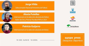 Alexia, Patri Guijarro, Vilda and the European Championship, protagonists this Wednesday at the EP Sports Breakfasts