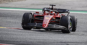 Leclerc commands in the first free practice sessions in France ahead of Verstappen and Sainz
