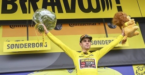 The leader Van Aert shows off and finally wins a stage in this Tour