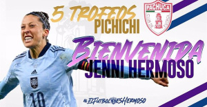 Jenni Hermoso: "I come to work hard and leave Pachuca in style"