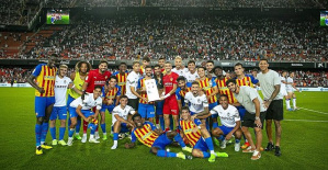 Valencia keeps its Orange Trophy pending from Guedes