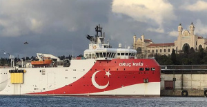 A new prospecting vessel leaves Turkey for the eastern Mediterranean