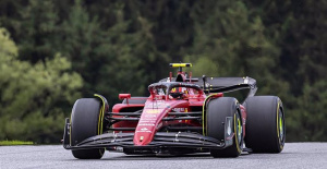 Ferrari sends in the first free practices in Spa ahead of Verstappen
